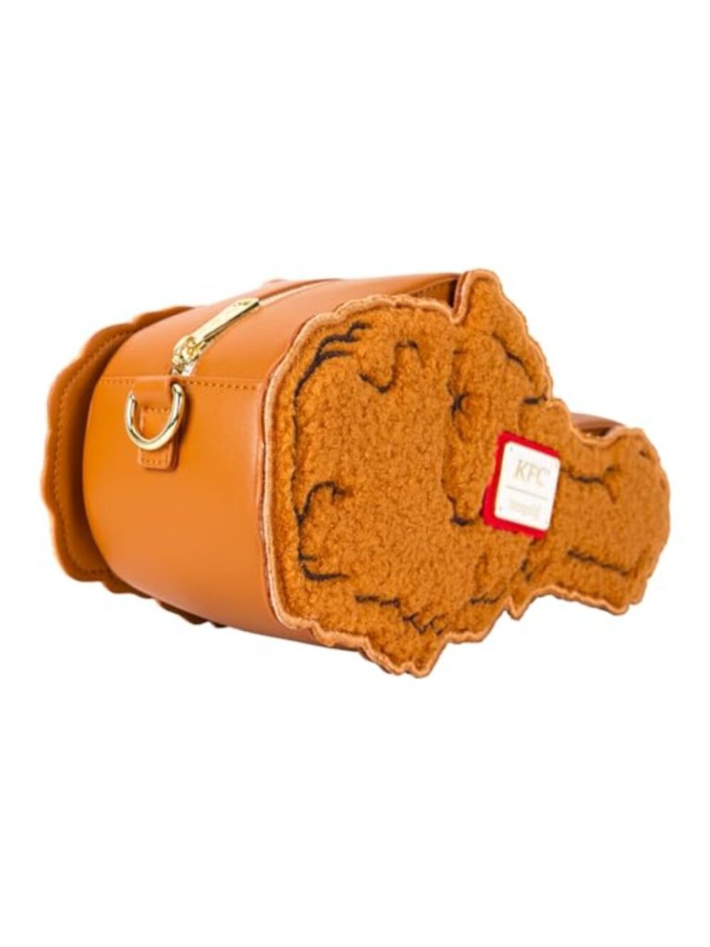Loungefly KFC Drumstick Faux Leather Crossbody Bag Sherpa - Picture 2 of 6